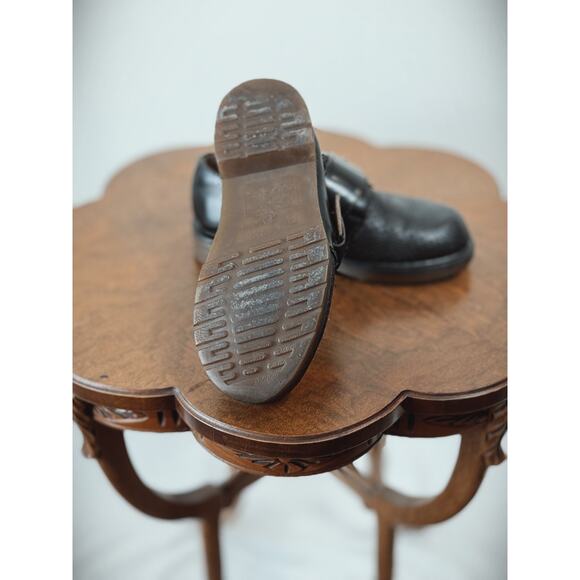 Dr. Martens Black Leather MIE England Buckle Loafer US Women's 7 Men's 6 #0017 - Picture 6 of 6